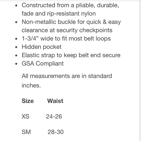 Tru-Spec Tactical Belt size S - Picture 6 of 6